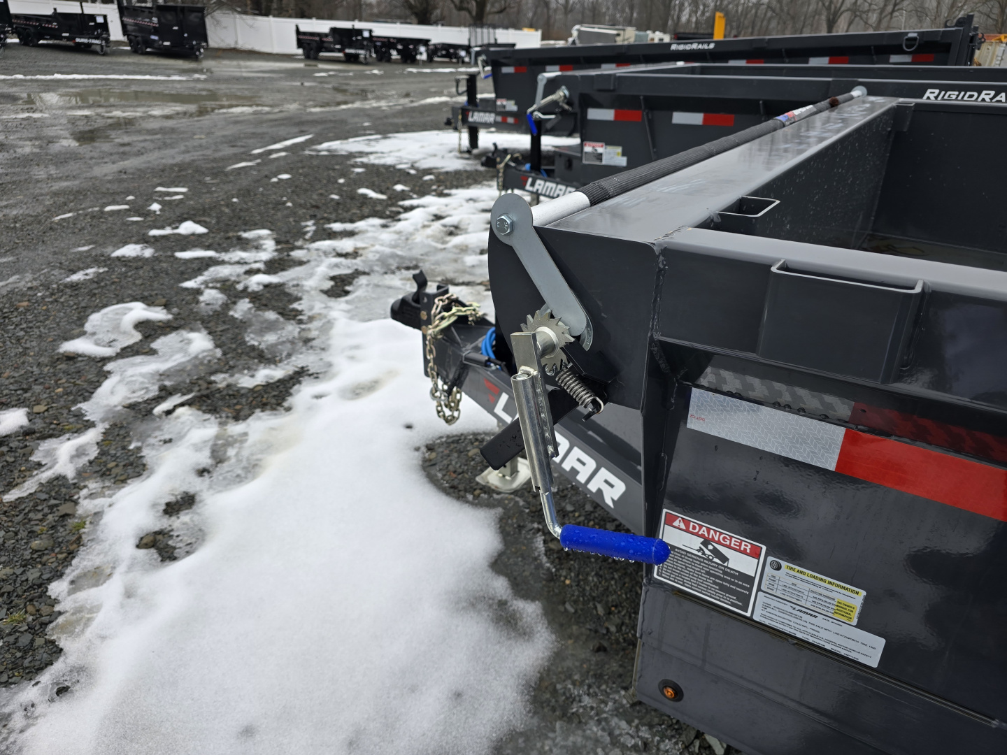 New 2026 Lamar Trailers 6.5x10 10K Dump Trailer- Ramps- Barn Door Gate- Tarp Kit- Spare Tire Carrier- Stake Pockets