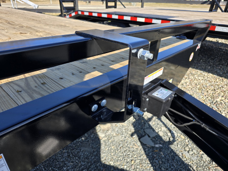 New 2026 Sure-Trac 8.5x18+4 15K Standard Duty Deckover Trailer- Stand Up Ramps with Adjustable Support Legs- HD Tube Bulkhead- 4' Beavertail