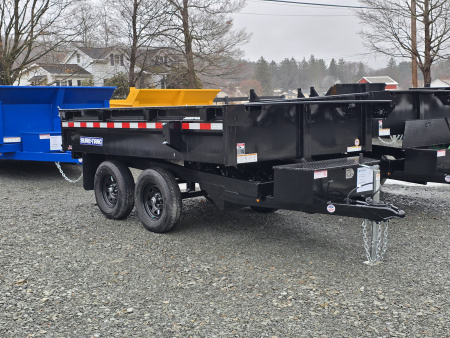 New 2026 Sure-Trac 6x10 7K Dump Trailer- Spreader/Pickup Style Gate- Integrated Tarp Mount- Spare Tire Carrier- Stake Pockets