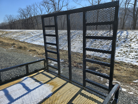 New 2026 Sure-Trac 7x20 7K Tube Top Utility Trailer- Lay Flat Reinforced Ladder Gate- Self Retaining Gate Pins- Spare Tire Carrier- LED Lights
