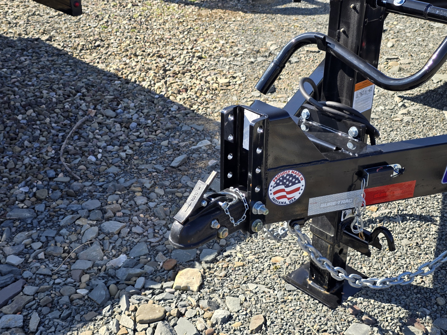 New 2026 Sure-Trac 8.5x20+2 Full Width Implement Trailer- HD Tube Bulkhead- Extended Tongue- Spare Tire Carrier- Stand Up Ramps with Adjustable Supports- Reinforced Diamond Plate Fenders- Pressure Treated Decking