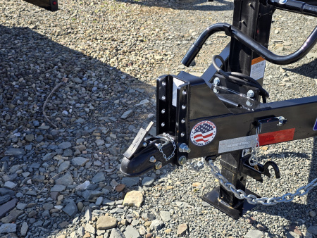 New 2026 Sure-Trac 8.5x20+2 Full Width Implement Trailer- HD Tube Bulkhead- Extended Tongue- Spare Tire Carrier- Stand Up Ramps with Adjustable Supports- Reinforced Diamond Plate Fenders- Pressure Treated Decking