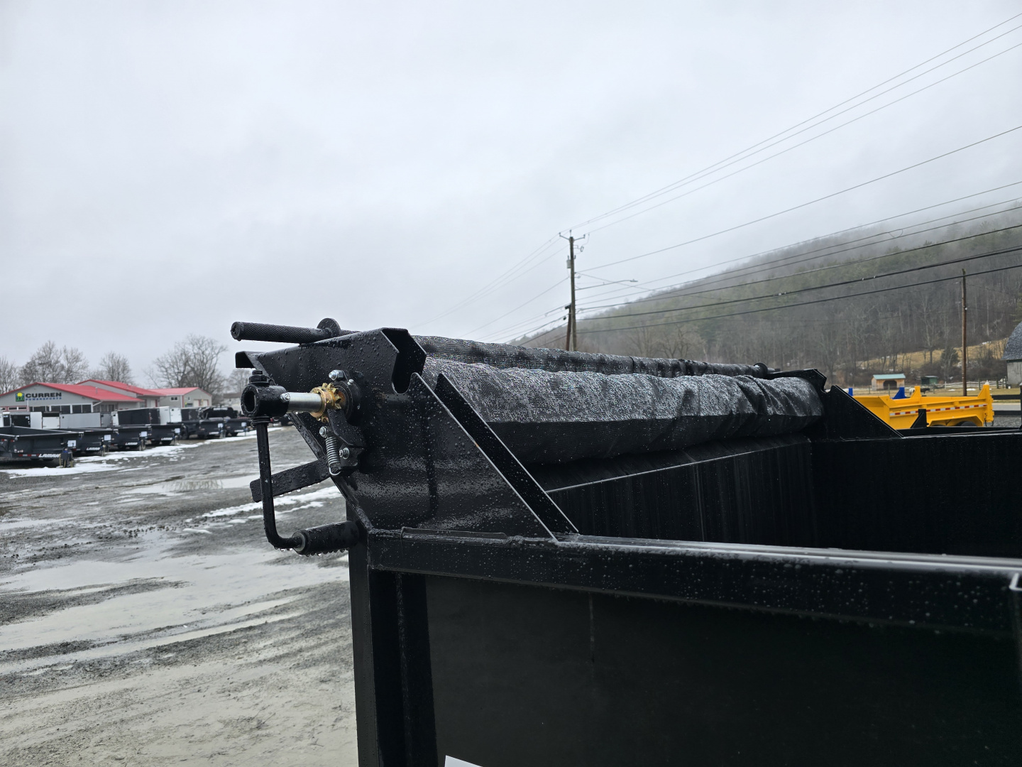 New 2026 Sure-Trac 7x14 14K Dump Trailer- 4' Tall Sides- Ramps- Combo Gate- Spare Tire Carrier- Stake Pockets- Integrated Tarp