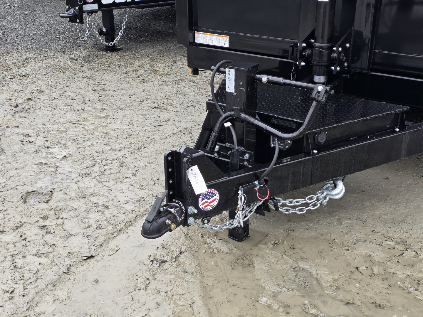 New 2026 Sure-Trac 7x14 14K Dump Trailer- 4' Tall Sides- Ramps- Combo Gate- Spare Tire Carrier- Stake Pockets- Integrated Tarp