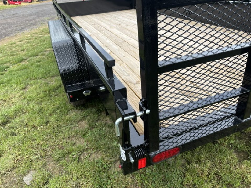 New 2026 Sure-Trac ST-USH8216-070 Utility Trailer * 7X16 7K * STEEL HIGH SIDE * LADDER GATE *