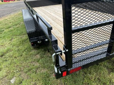New 2026 Sure-Trac ST-USH8216-070 Utility Trailer * 7X16 7K * STEEL HIGH SIDE * LADDER GATE *