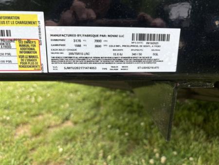 New 2026 Sure-Trac ST-USH8216-070 Utility Trailer * 7X16 7K * STEEL HIGH SIDE * LADDER GATE *