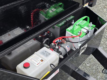 New 2026 Sure-Trac 6x10 10K Dump Trailer- Ramps- Combo Gate- Spare Tire Carrier- Stake Pockets- Integrated Tarp Mount