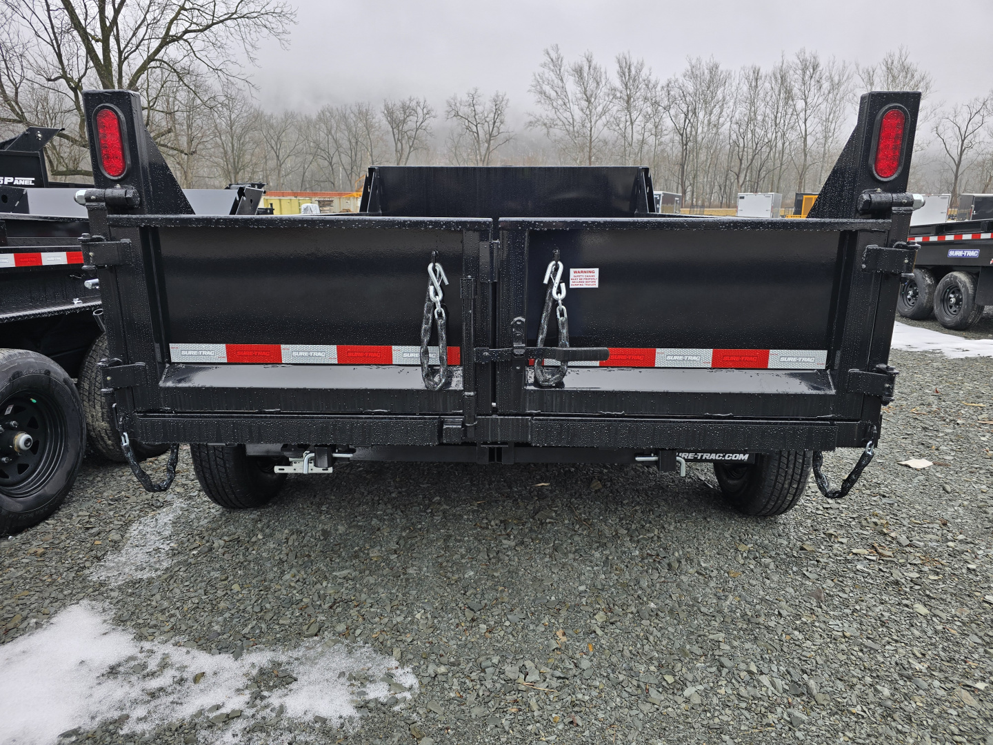 New 2026 Sure-Trac 6x10 10K Dump Trailer- Ramps- Combo Gate- Spare Tire Carrier- Stake Pockets- Integrated Tarp Mount