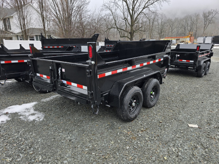 New 2026 Sure-Trac 6x10 10K Dump Trailer- Ramps- Combo Gate- Spare Tire Carrier- Stake Pockets- Integrated Tarp Mount