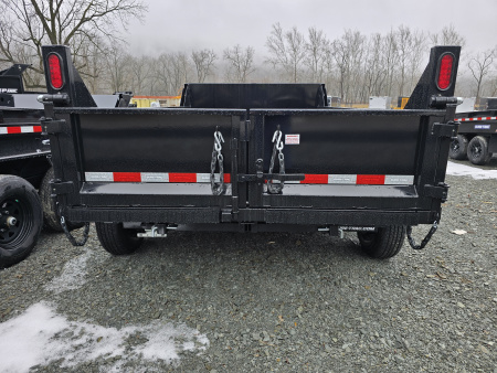 New 2026 Sure-Trac 6x10 10K Dump Trailer- Ramps- Combo Gate- Spare Tire Carrier- Stake Pockets- Integrated Tarp Mount