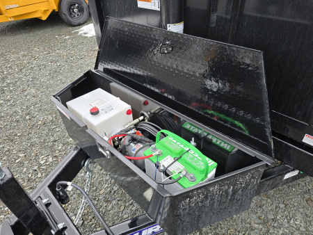 New 2026 Sure-Trac 6x10 10K Dump Trailer- Ramps- Combo Gate- Spare Tire Carrier- Stake Pockets- Integrated Tarp Mount