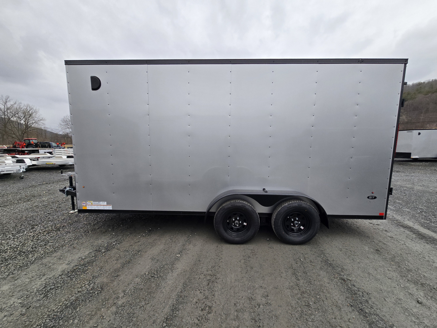New 2026 Look Trailers 7x16 7K Enclosed Trailer- Ramp Door- 7' Interior Height- 24" OC Studs Crossmembers and Roof Bows- 1 Piece Aluminum Roof- Blackout Trim- 1 Piece Aluminum Roof