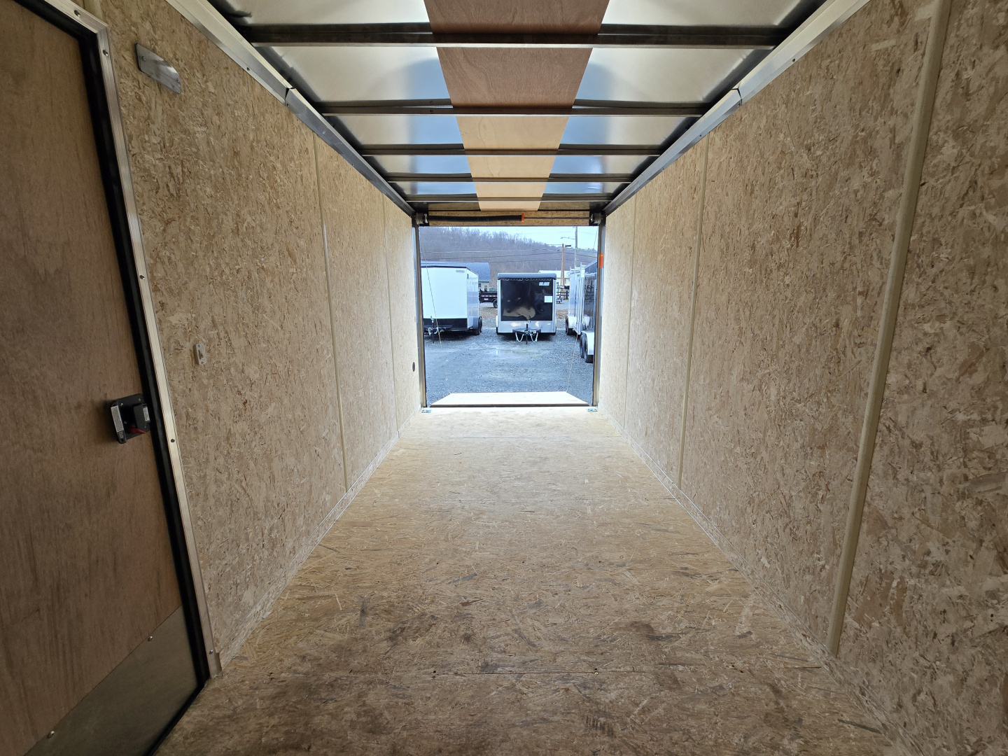 New 2026 Look Trailers 7x16 7K Enclosed Trailer- Ramp Door- 7' Interior Height- 24" OC Studs Crossmembers and Roof Bows- 1 Piece Aluminum Roof- Blackout Trim- 1 Piece Aluminum Roof