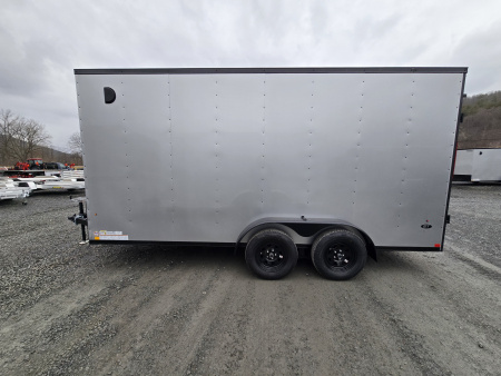 New 2026 Look Trailers 7x16 7K Enclosed Trailer- Ramp Door- 7' Interior Height- 24" OC Studs Crossmembers and Roof Bows- 1 Piece Aluminum Roof- Blackout Trim- 1 Piece Aluminum Roof