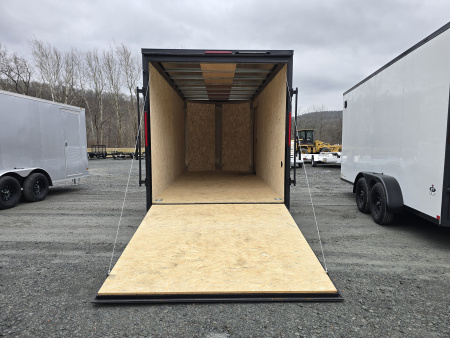 New 2026 Look Trailers 7x16 7K Enclosed Trailer- Ramp Door- 7' Interior Height- 24" OC Studs Crossmembers and Roof Bows- 1 Piece Aluminum Roof- Blackout Trim- 1 Piece Aluminum Roof