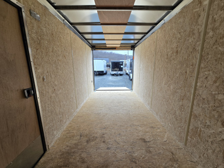 New 2026 Look Trailers 7x16 7K Enclosed Trailer- Ramp Door- 7' Interior Height- 24" OC Studs Crossmembers and Roof Bows- 1 Piece Aluminum Roof- Blackout Trim- 1 Piece Aluminum Roof