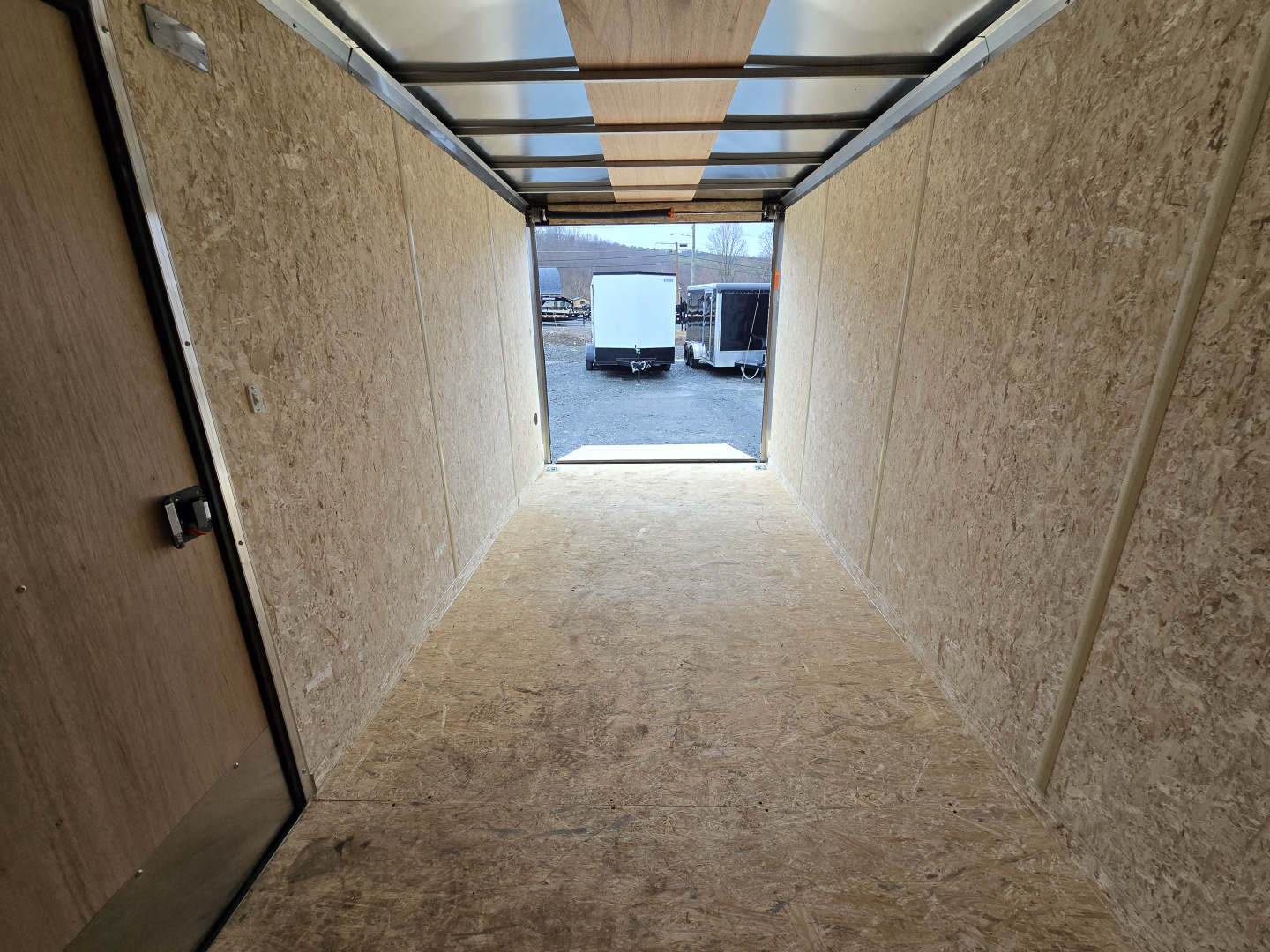 New 2026 Look Trailers 7x16 7K Enclosed Trailer- Ramp Door- 7' Interior Height- 24" OC Studs Crossmembers and Roof Bows- 1 Piece Aluminum Roof- Blackout Trim- 22" LED Loading Light