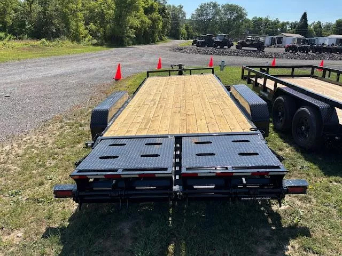 New 2026 Sure-Trac ST82173URET-B-140 Equipment Trailer * 7X17+3 14K * UNIVERSAL RAMPS * 4 D-RINGS * STAKE POCKETS *