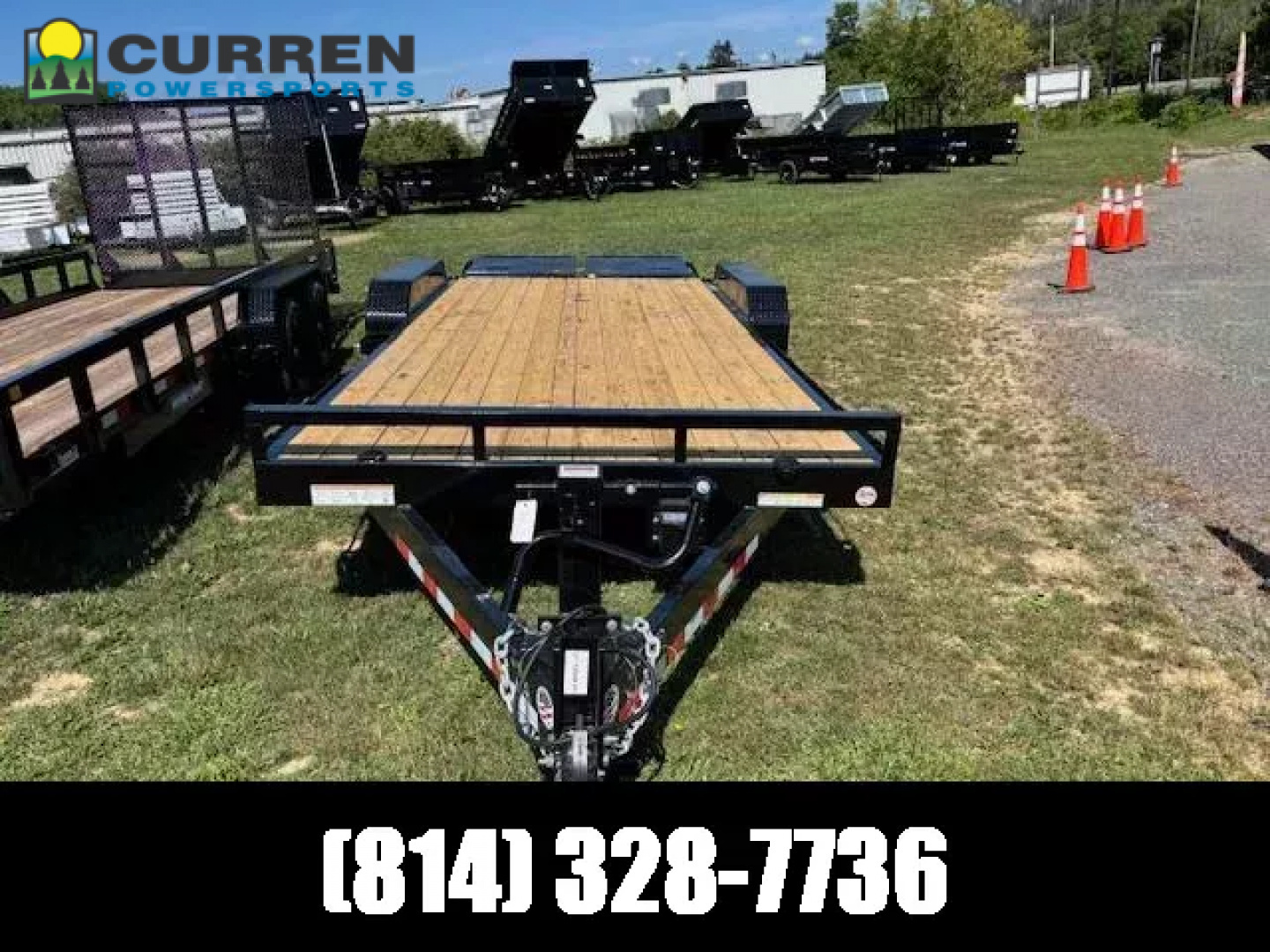 New 2026 Sure-Trac ST82173URET-B-140 Equipment Trailer * 7X17+3 14K * UNIVERSAL RAMPS * 4 D-RINGS * STAKE POCKETS *