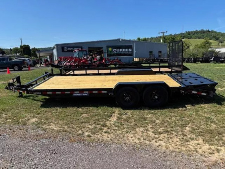 New 2026 Sure-Trac ST82173URET-B-140 Equipment Trailer * 7X17+3 14K * UNIVERSAL RAMPS * 4 D-RINGS * STAKE POCKETS *