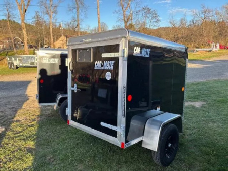 New 2026 Car Mate Trailers CM406CC CUSTOM CARGO Cargo / Enclosed Trailer 4X6 2K * BARN DOOR *