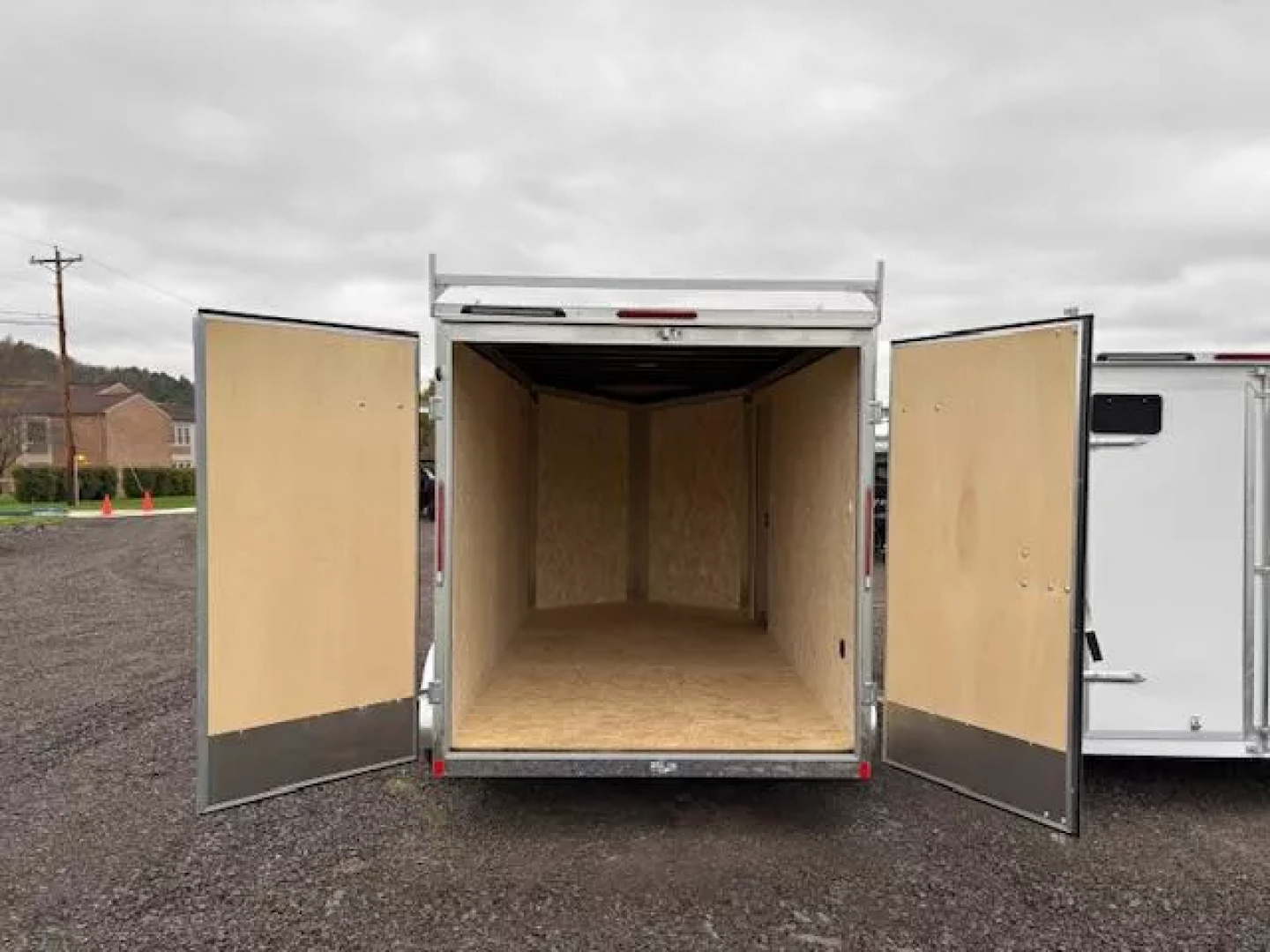 New 2025 Cargo Express KE8414STSV-070 EX DLX Cargo / Enclosed Trailer 7X14 7K * REAR DOUBLE DOOR * 7FT INTERIOR *