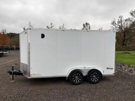 New 2025 Cargo Express KE8414STSV-070 EX DLX Cargo / Enclosed Trailer 7X14 7K * REAR DOUBLE DOOR * 7FT INTERIOR *