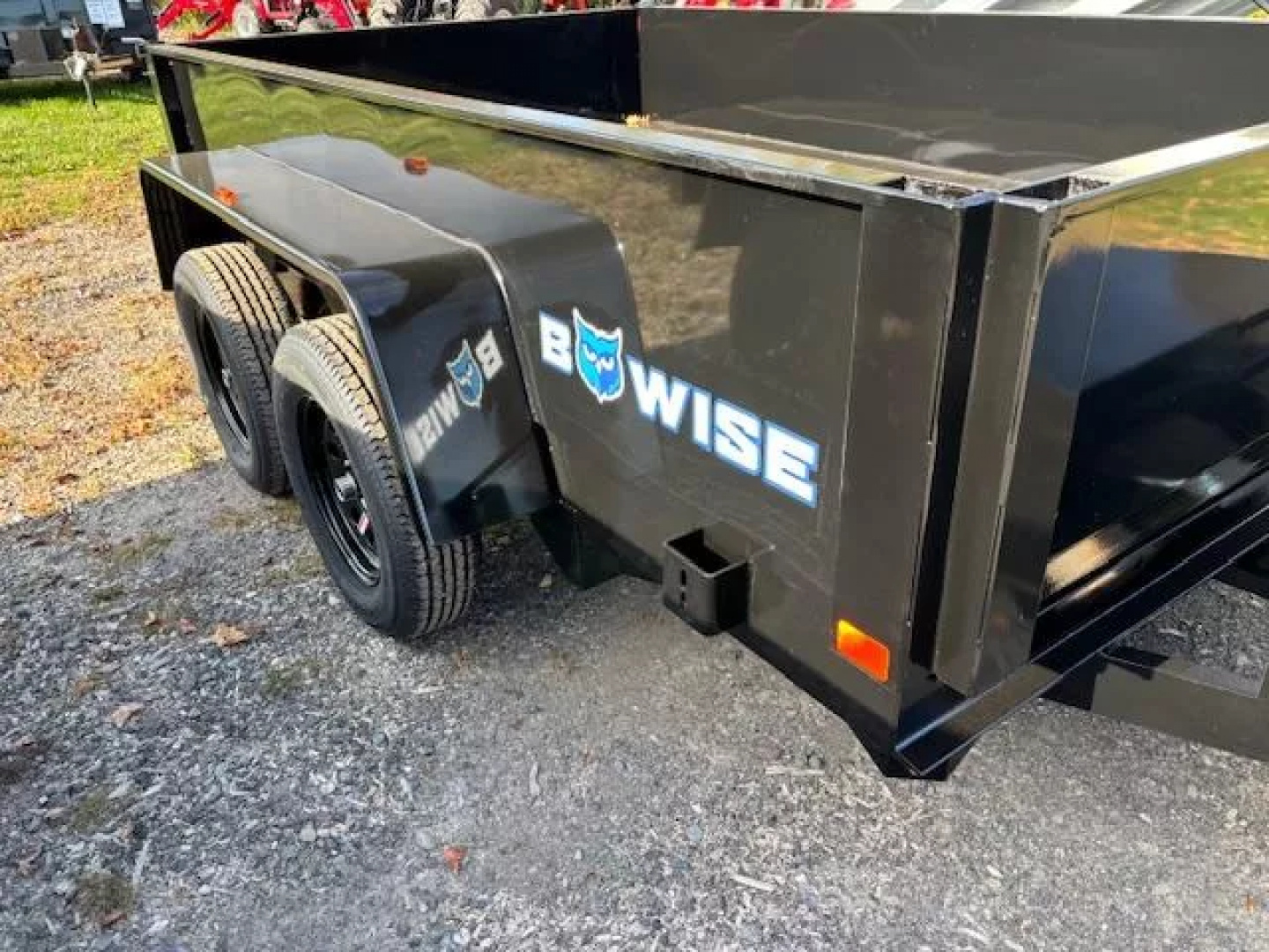 New 2026 BWISE DTR610LP-7 Dump Trailer 6x10 7K * 1 PIECE GATE *