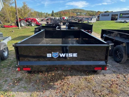 New 2026 BWISE DTR610LP-7 Dump Trailer 6x10 7K * 1 PIECE GATE *