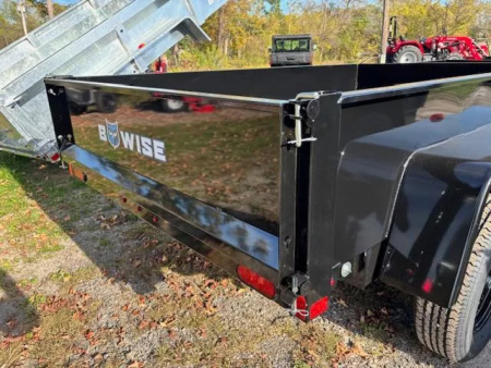 New 2026 BWISE DTR610LP-7 Dump Trailer 6x10 7K * 1 PIECE GATE *