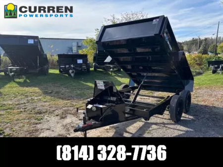 New 2026 BWISE DTR610LP-7 Dump Trailer * 6X10 7K * 1 PIECE GATE *