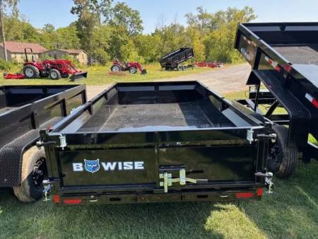 New 2026 BWISE DT612LP-LE-10 Dump Trailer *6X12 10K * LOW PROFILE * COMBO GATE * RAMPS *