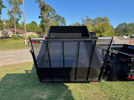 New 2026 BWISE DTR610LP-7 Dump Trailer * 6X10 7K * LOW PROFILE * LANDSCAPE GATE *