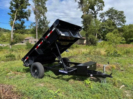 New 2026 Sure-Trac ST-DU6208-050 Dump Trailer * 5X8 5K * LOW PROFILE * BARN DOOR *