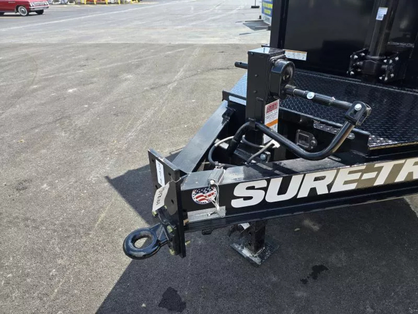 New 2026 Sure-Trac STBTL48214-BP-154 Dump Trailer * 7x14 15.4K * LOW PROFILE * TELESCOPIC * 4FT SIDES *