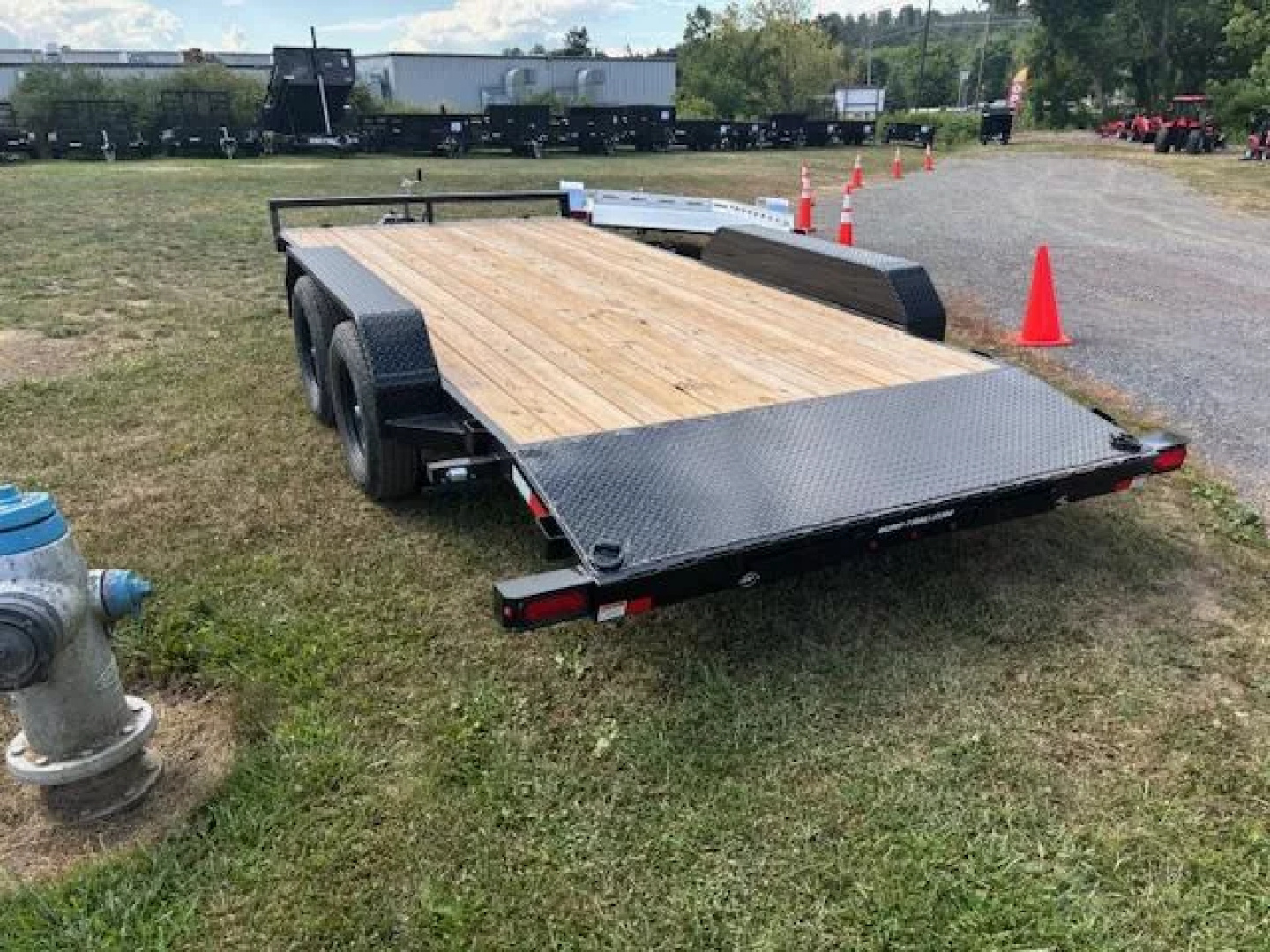 New 2025 Sure-Trac ST8216CHW-B-070 Equipment Trailer * 7X16 7K * CAR HAULER * 14+2 * 4 1/2 D-RINGS *