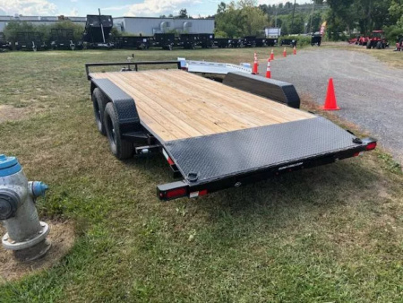New 2025 Sure-Trac ST8216CHW-B-070 Equipment Trailer * 7X16 7K * CAR HAULER * 14+2 * 4 1/2 D-RINGS *