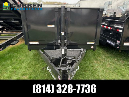 New 2025 Sure-Trac ST8212TLDD-B-140 Dump Trailer 7X12 14K * LOW PROFILE * TELESCOPIC LIFT *