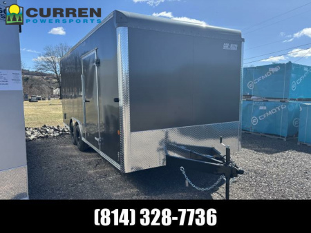 New 2025 Car Mate Trailers CM820-HD/CUSTOM CAR TRAILER Cargo / Enclosed Trailer 8.5X20 10K * RAMP * 7FT INTERIOR *