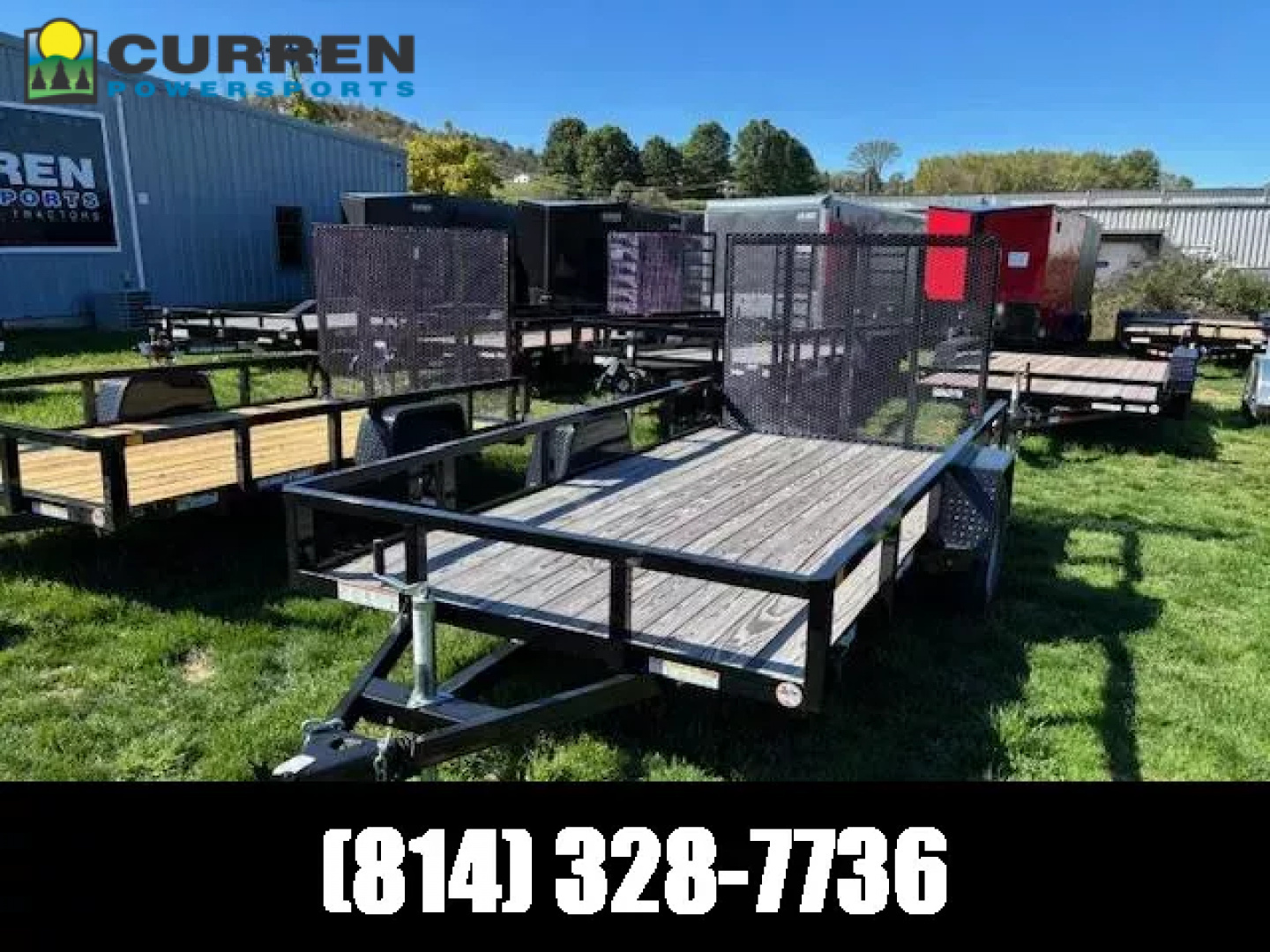 New 2025 Sure-Trac ST7212TA-B-030 Utility Trailer 6x12 3K