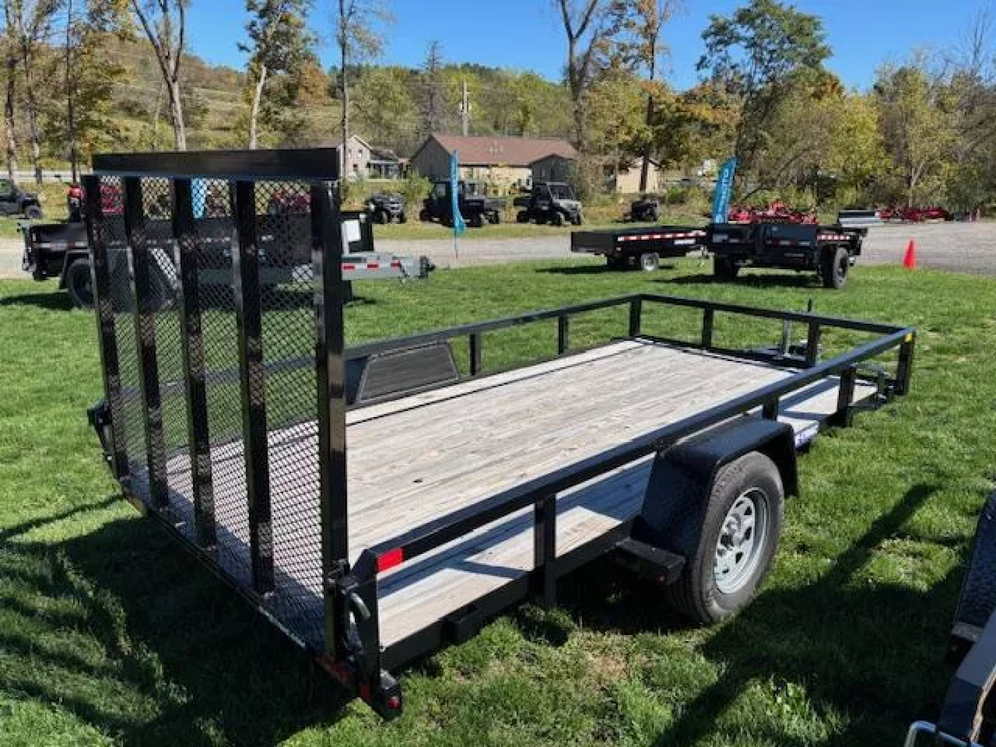 New 2025 Sure-Trac ST7212TA-B-030 Utility Trailer 6x12 3K