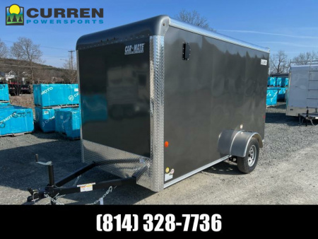 New 2024 Car Mate Trailers CM612EC SPORTSTER Cargo / Enclosed Trailer * 6X12 3K * RAMP * 6.5FT INTERIOR *