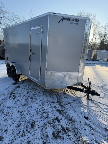 New 2026 Homesteader 7x16IT V-Nose - 7' Interior - REAR SPOILER - OHV/OVERLAND PKG