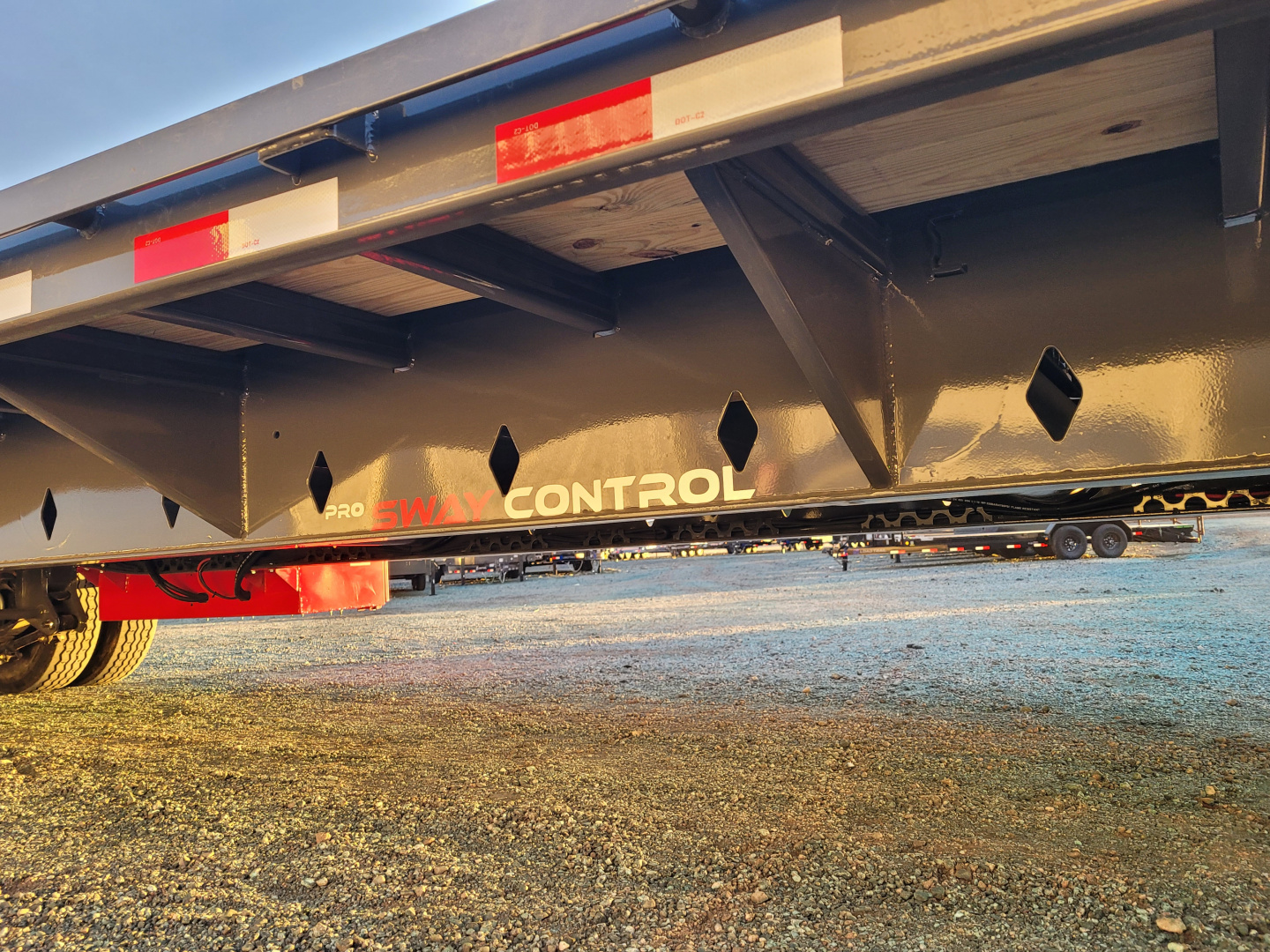 New 2026 Buckshot 102"X34' Gooseneck Hydraulic Dovetail Trailer