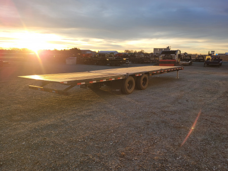 New 2026 Buckshot 102"X34' Gooseneck Hydraulic Dovetail Trailer