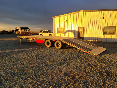 New 2026 Buckshot 102"X34' Gooseneck Hydraulic Dovetail Trailer