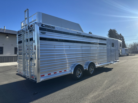 New 2026 Cimarron Winstar 6 Horse with Dual Man Doors