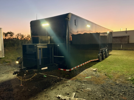 New 2026 Rock Solid Cargo 8.5x32 Triple Race Super Sport Car / Racing Trailer