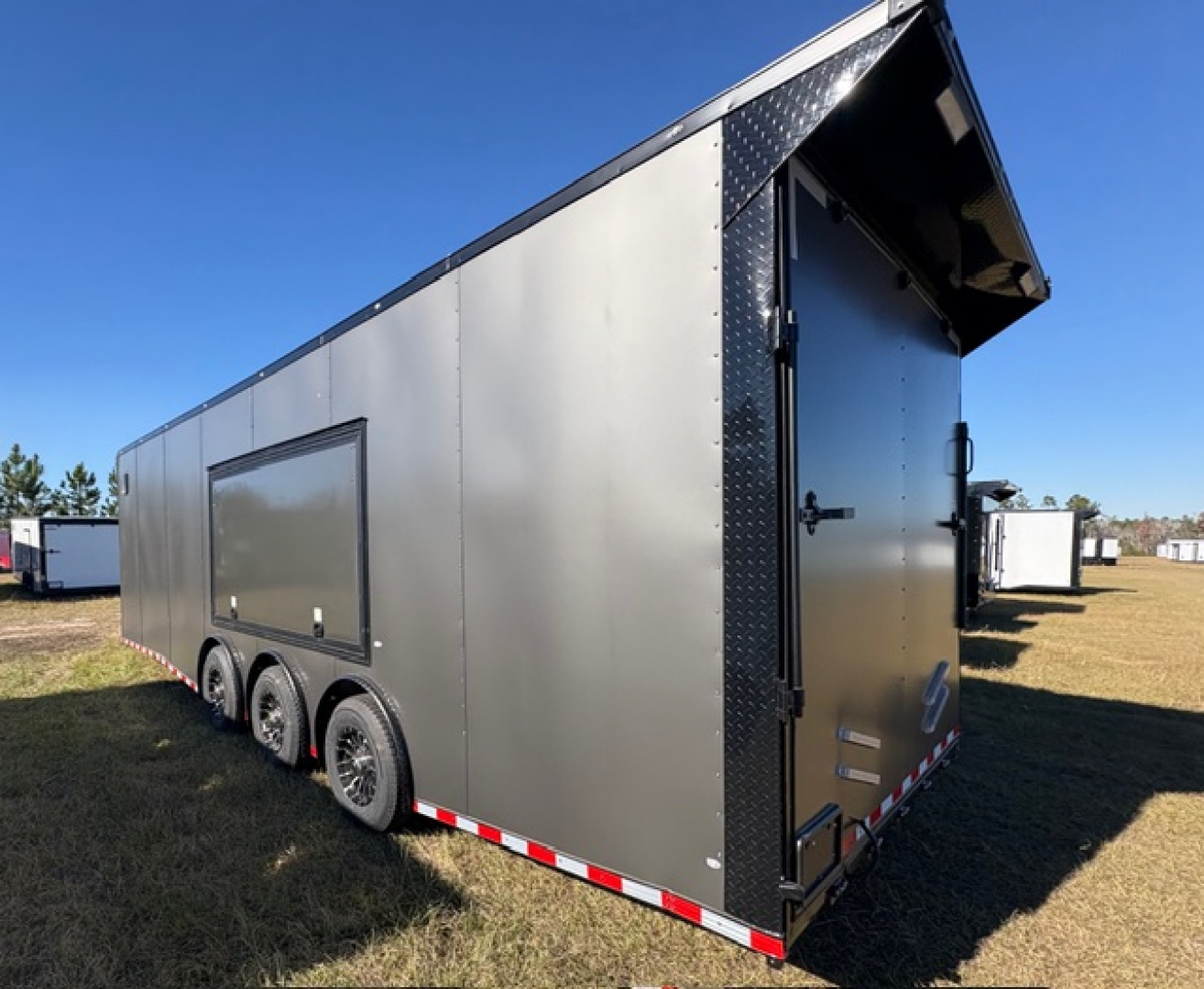 New 2026 Rock Solid Cargo 8.5x28 Triple Race Super Sport Car / Racing Trailer